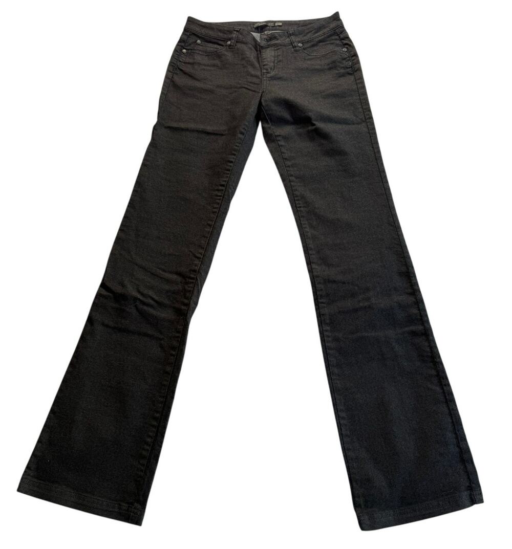prAna Jada Jeans Womens 4 27 Tall Black Stretch Bootcut Pants 34 Inseam